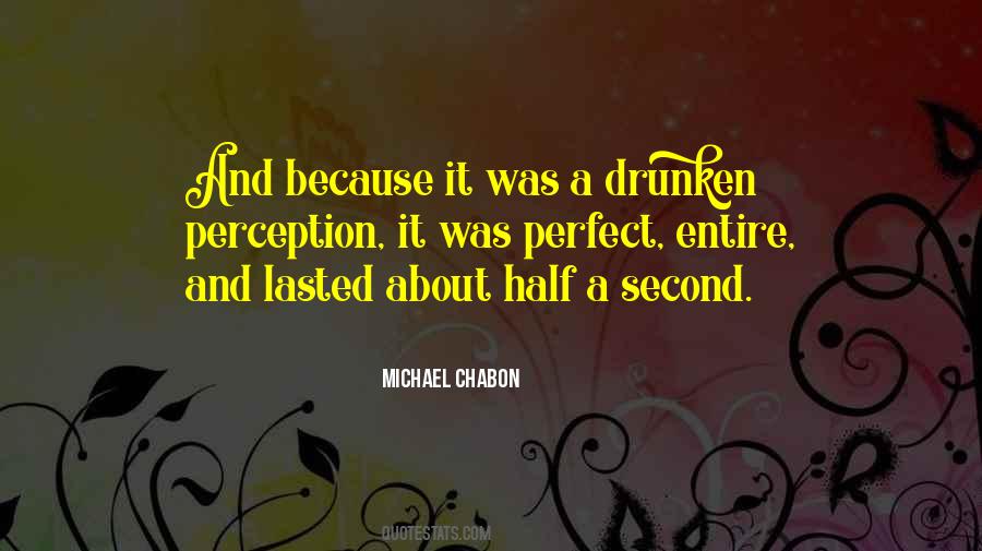 Half Drunken Quotes #1827755