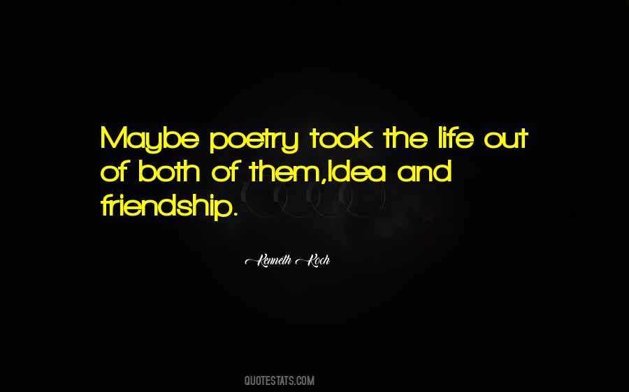 Friendship Poetry Quotes #1428133