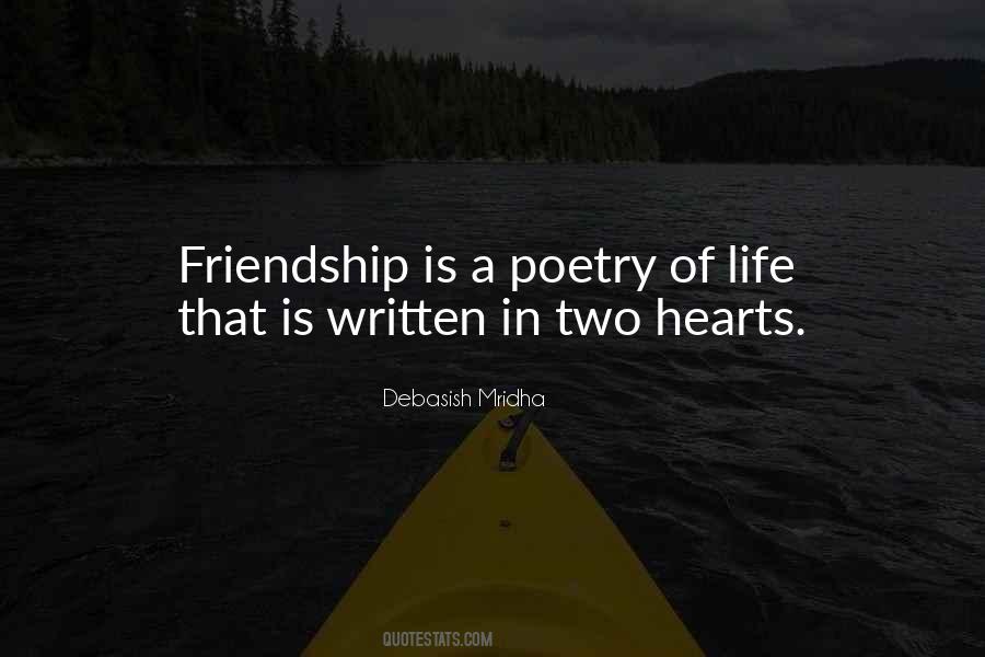 Friendship Poetry Quotes #702546