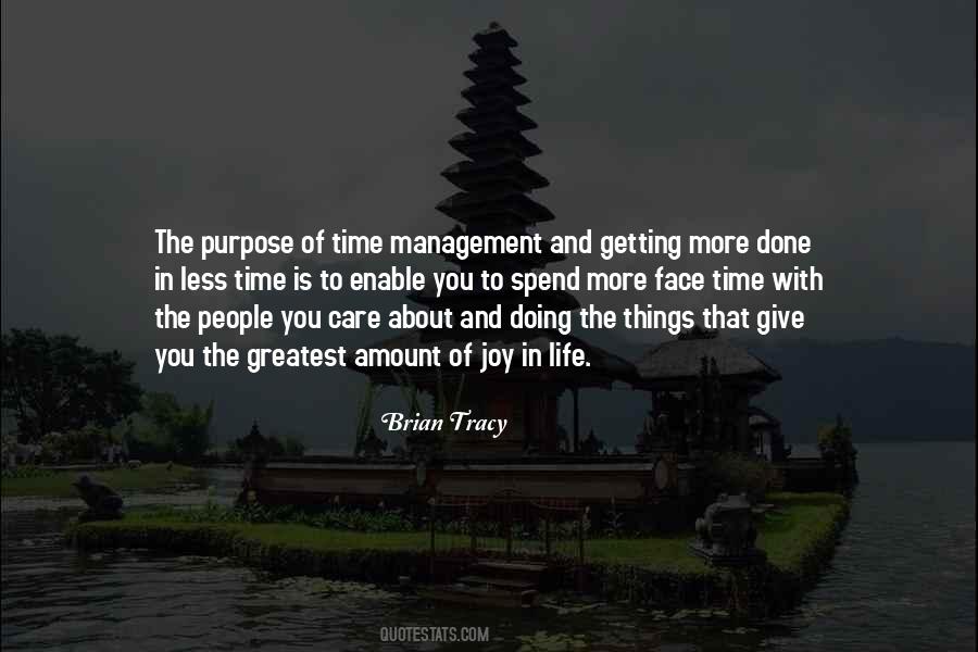 Time Life Management Quotes #274396