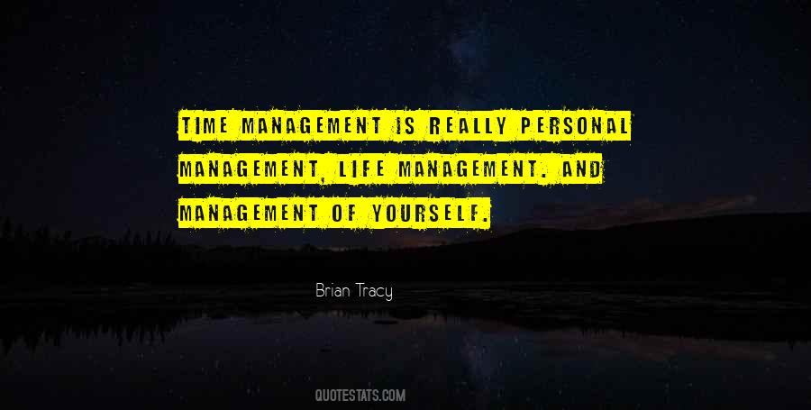 Time Life Management Quotes #537095