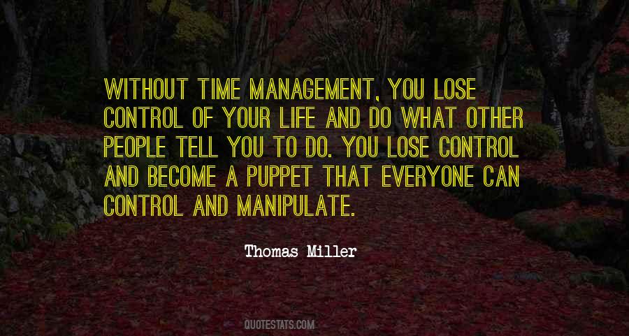 Time Life Management Quotes #809351