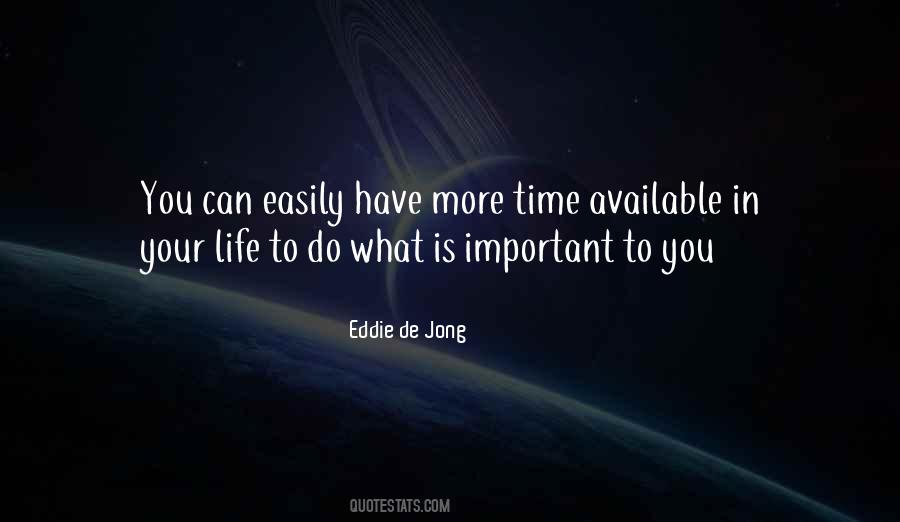 Time Life Management Quotes #912358