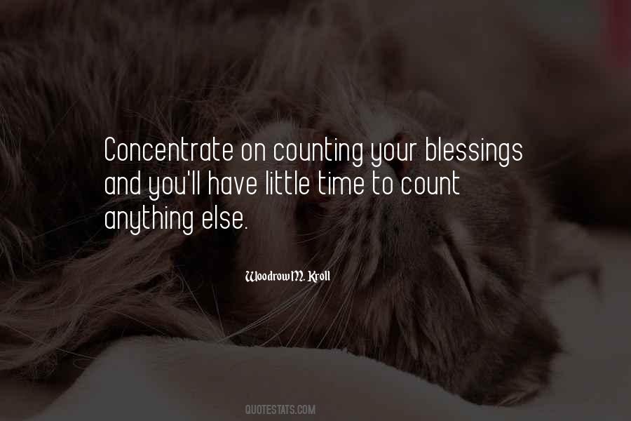Counting Blessings Quotes #1674606