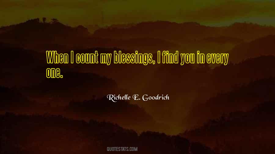 Counting Blessings Quotes #1847377
