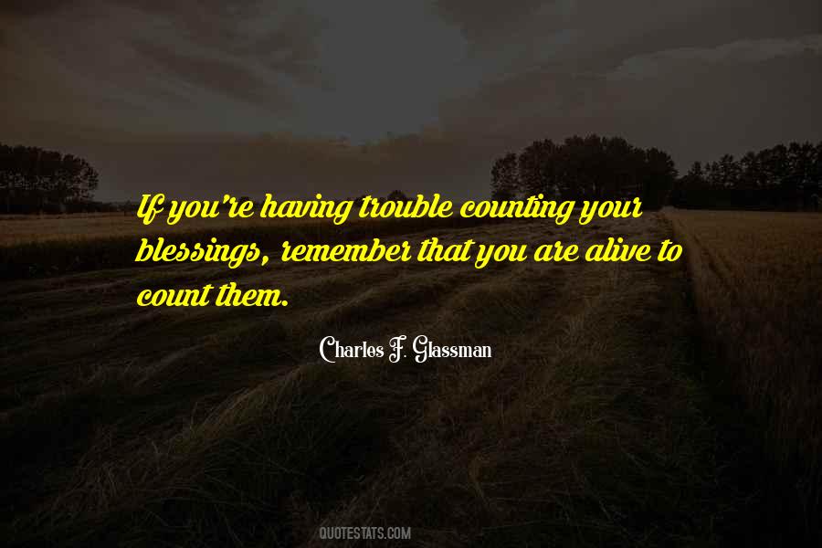 Counting Blessings Quotes #461511
