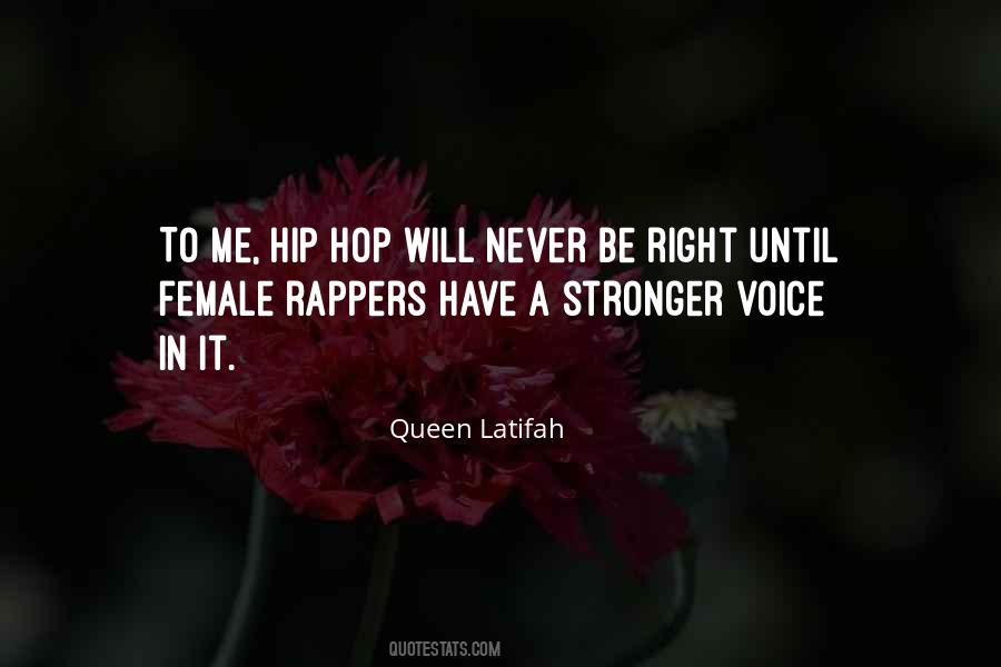 Best Female Rappers Quotes #272634