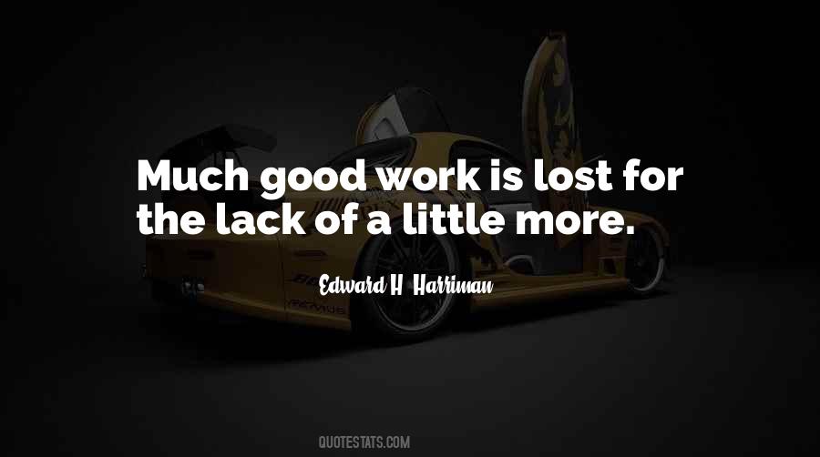 Work Lost Quotes #101884