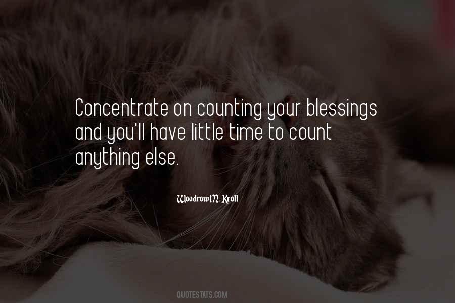 Counting My Blessings Quotes #1674606