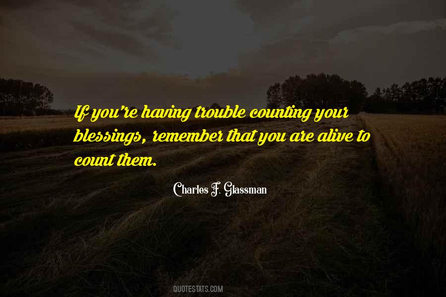 Counting My Blessings Quotes #461511