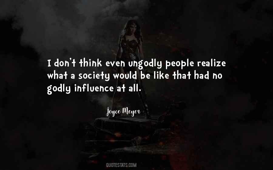 Ungodly People Quotes #396790