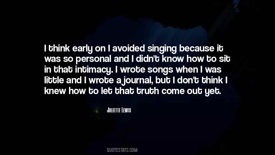 Singing Song Quotes #326899