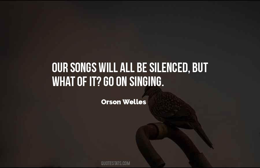 Singing Song Quotes #467077