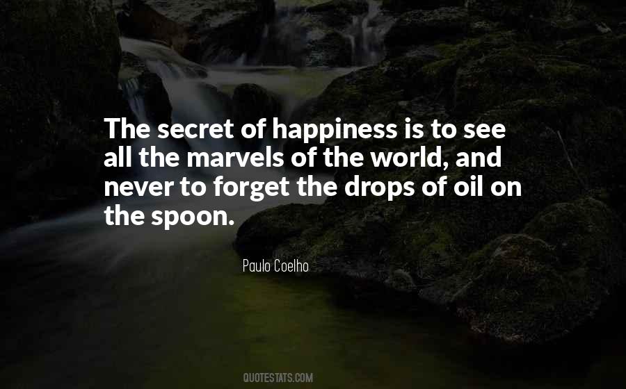 The Secret Of Happiness Quotes #23699