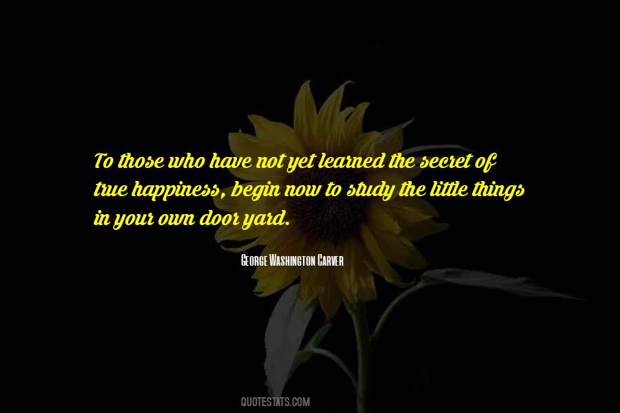 The Secret Of Happiness Quotes #613976