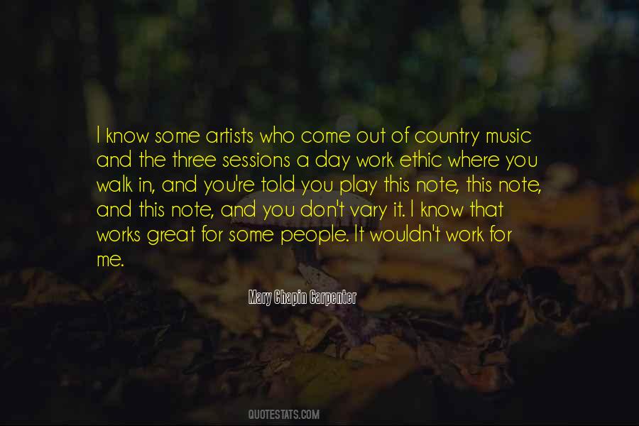 Country Music Artist Quotes #1469392