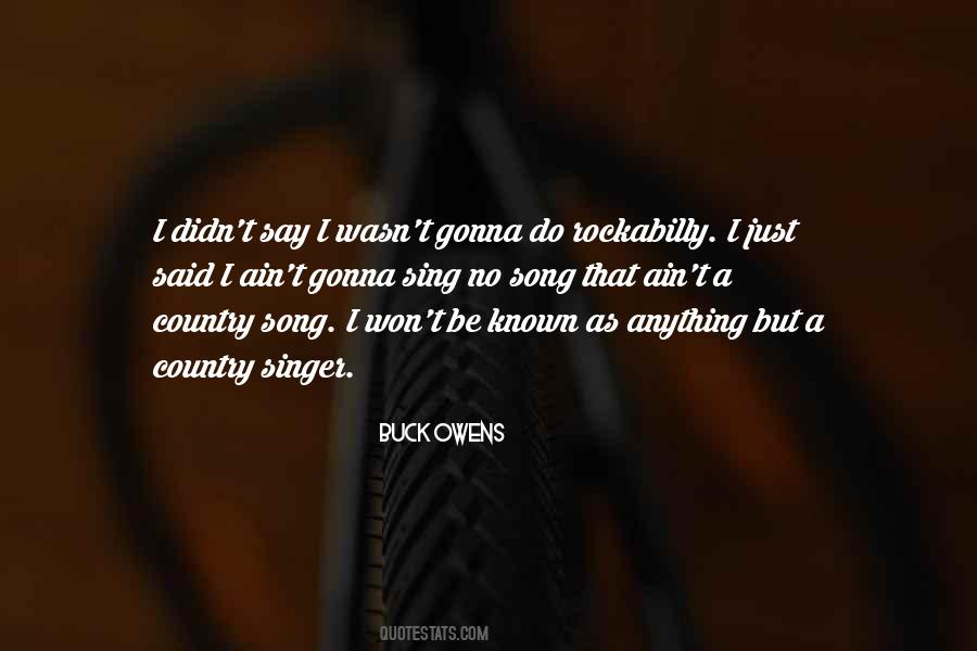 Country Singer Quotes #993035