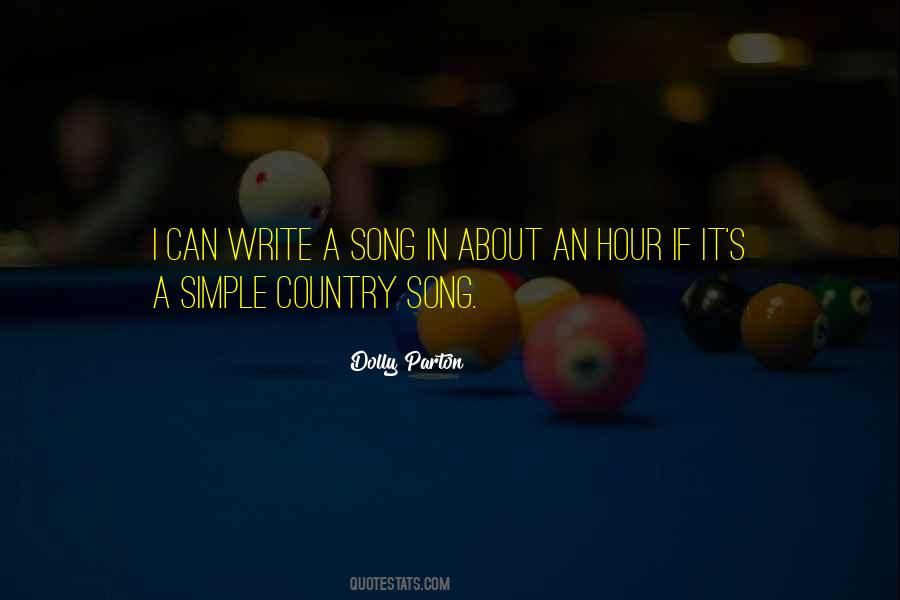 Country Song Quotes #716351