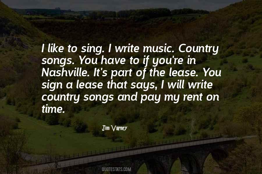 Country Songs For Quotes #1417216