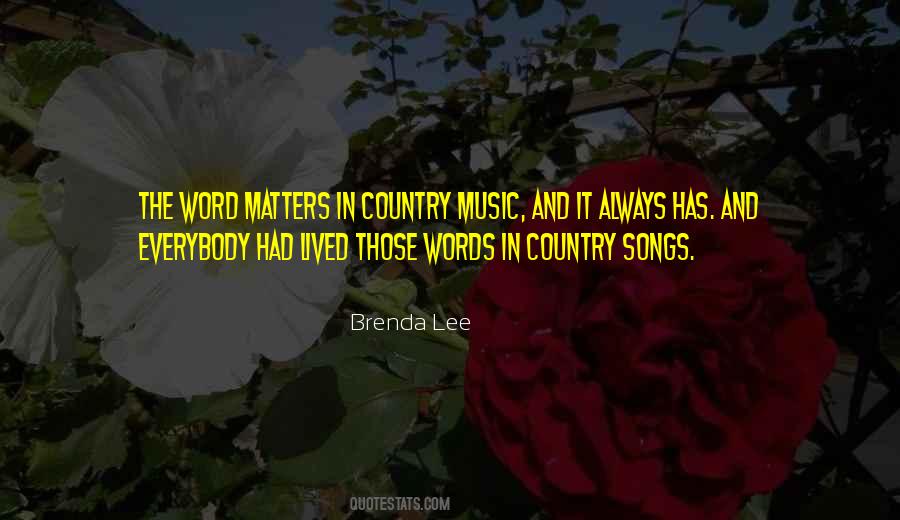 Country Songs For Quotes #248947