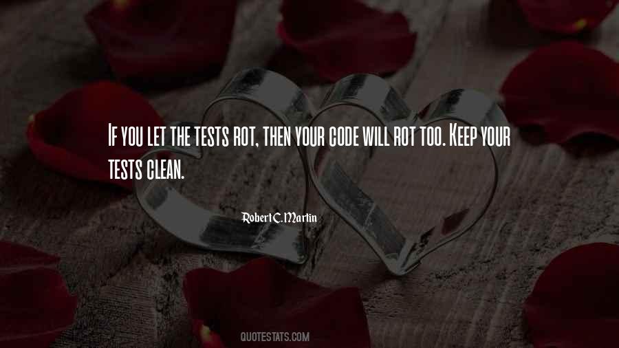 Keep Clean Quotes #213993