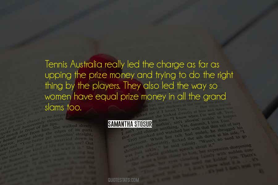 Stosur Tennis Quotes #882293