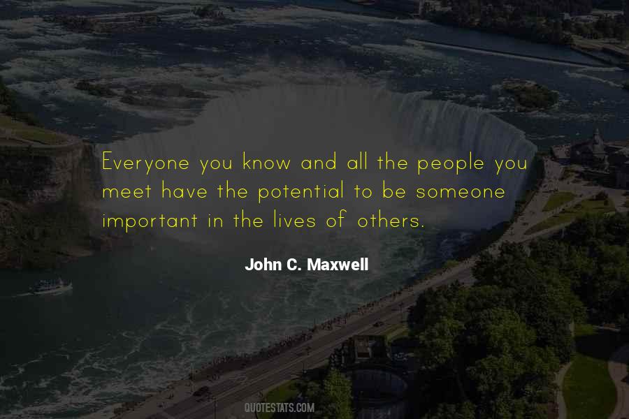 Quotes About The People You Meet #1846462