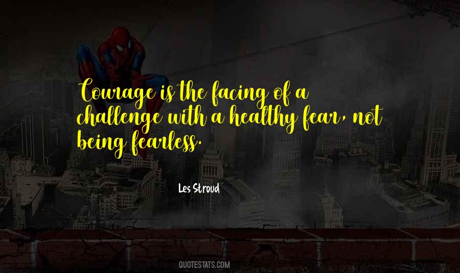 Courage Facing Fear Quotes #730420