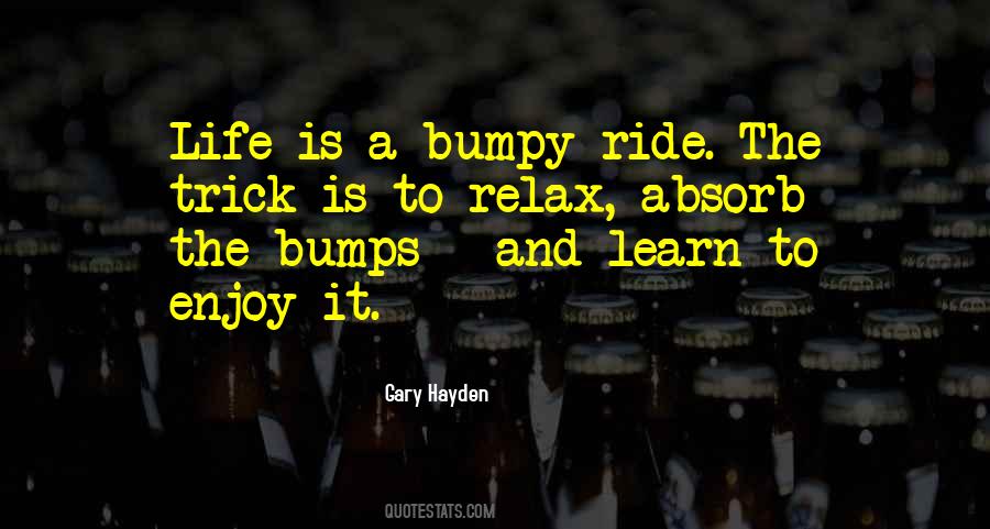 Bumpy Ride Yes But Yes Quotes #1028952