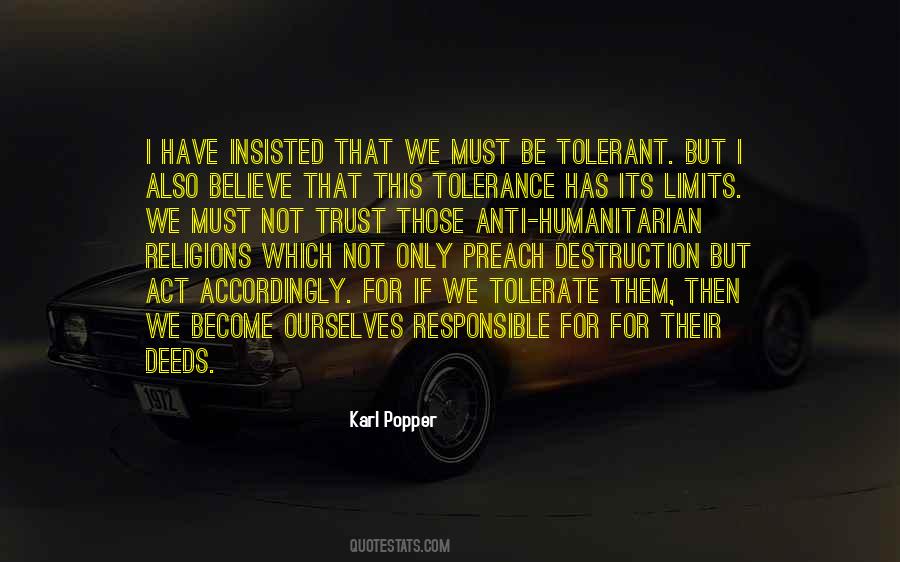 Be Tolerant Quotes #1039385