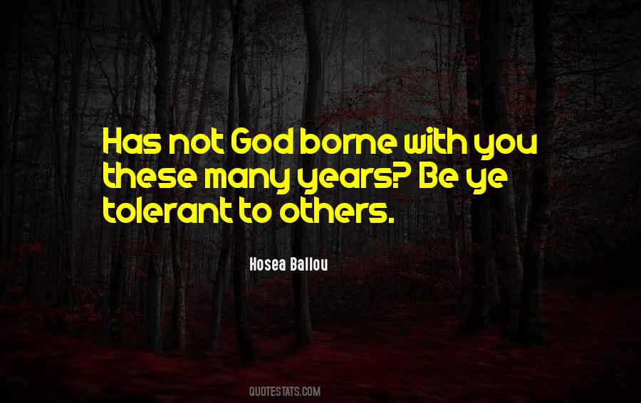 Be Tolerant Quotes #723815
