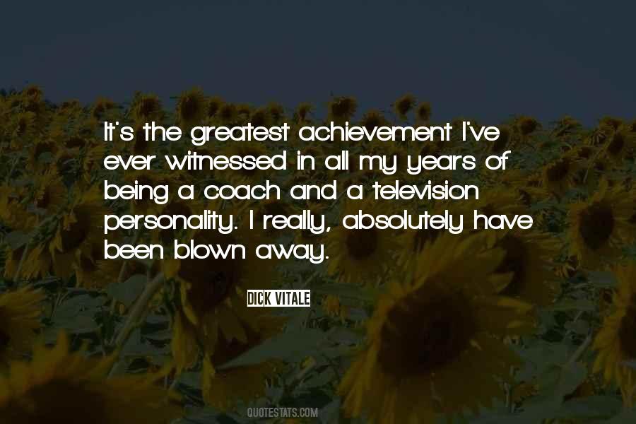 Being Blown Away Quotes #744962
