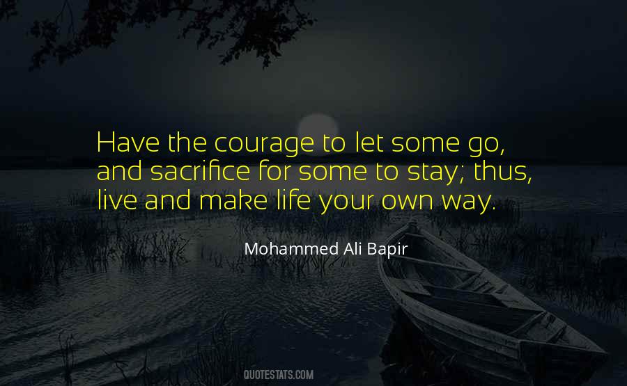 Courage To Let Go Quotes #234905