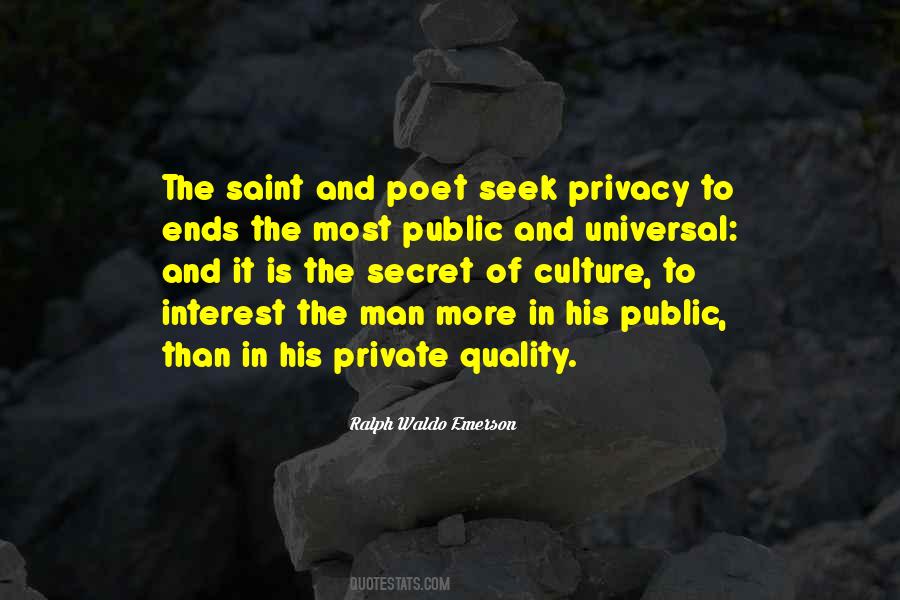 Private Not Secret Quotes #507203