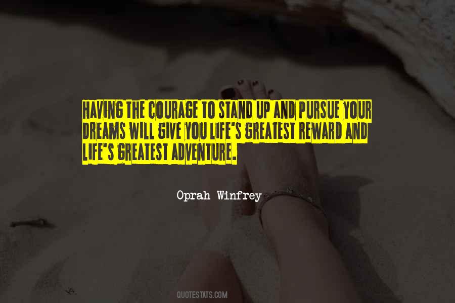 Courage To Pursue Your Dreams Quotes #692977