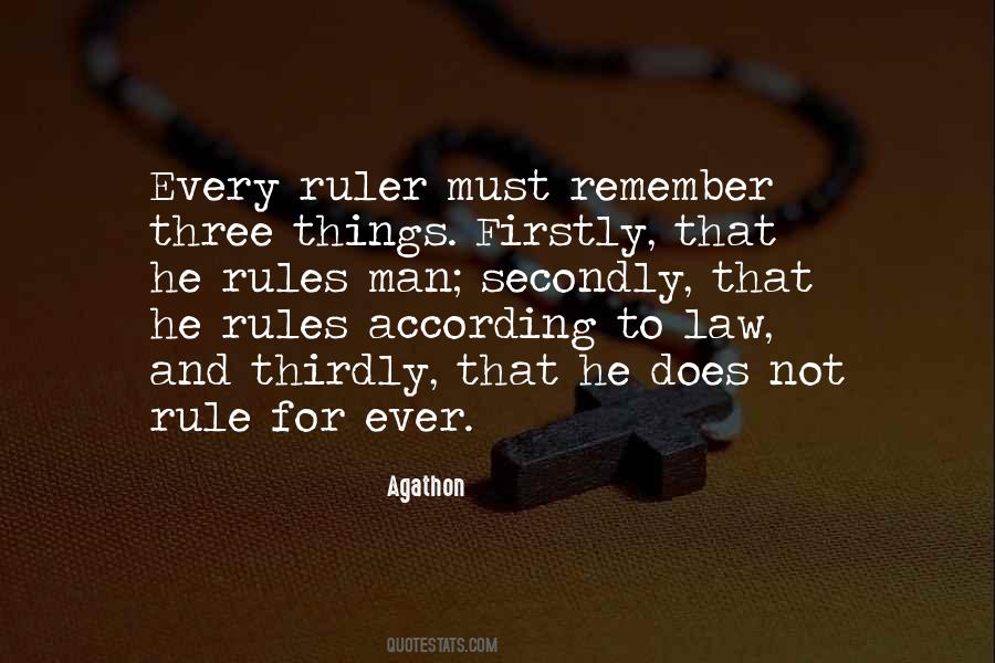 Rule And Law Quotes #689662