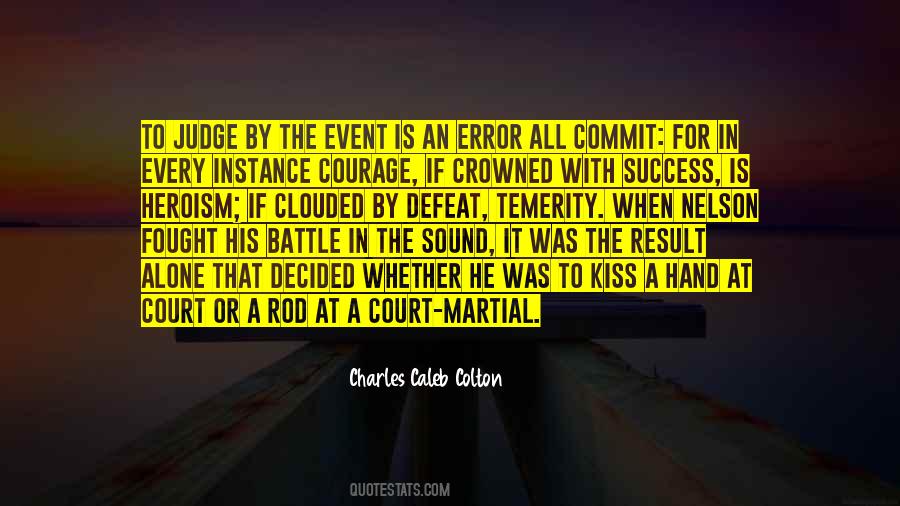 Court Martial Quotes #1010311