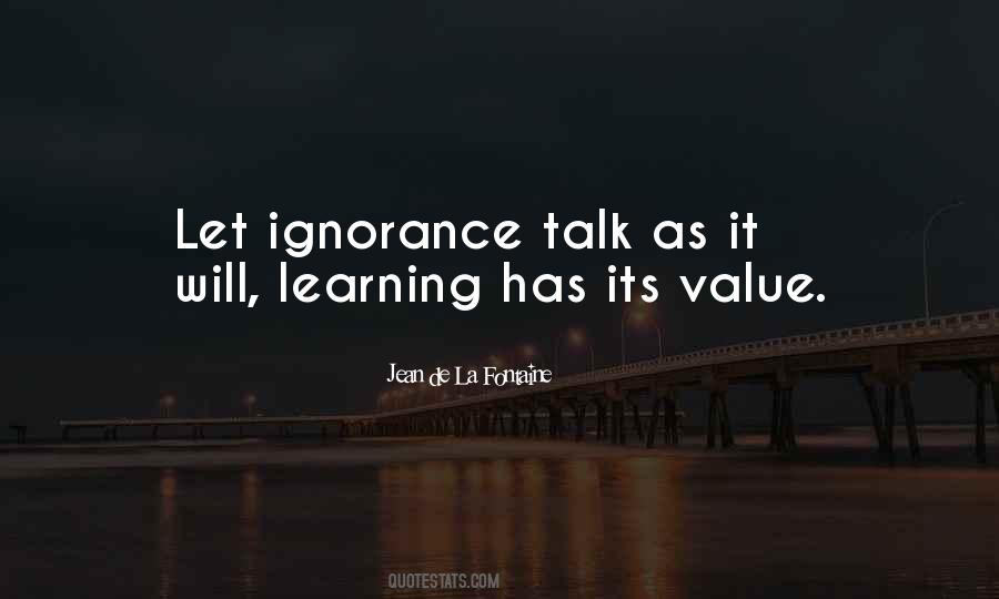 Ignorance It Quotes #110316