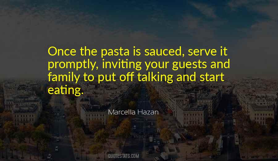 Eating Pasta Quotes #1043747