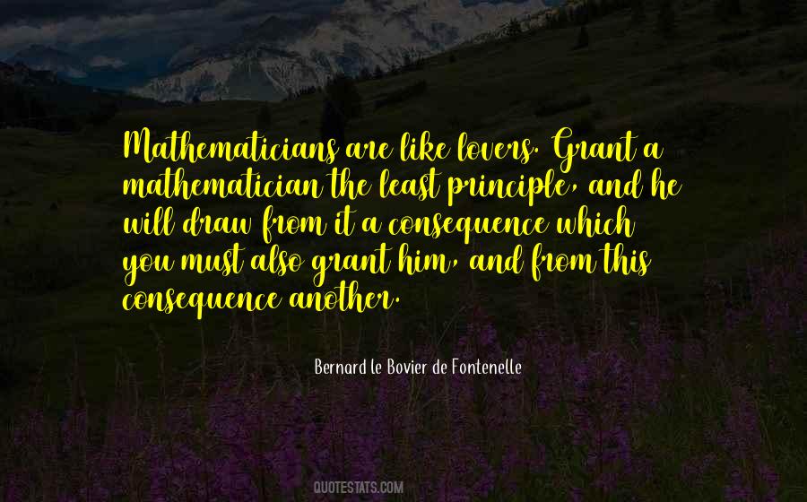 Bernard Le Bovier Quotes #1857387