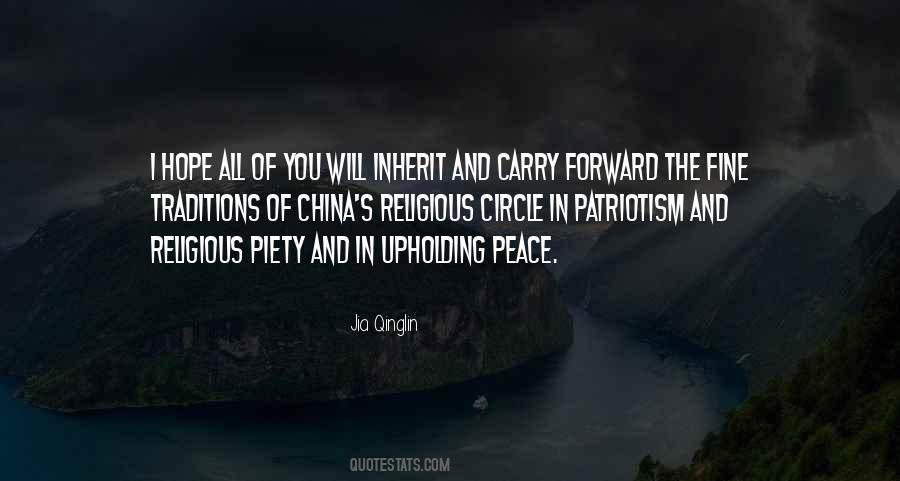 Carry Peace Quotes #1267177