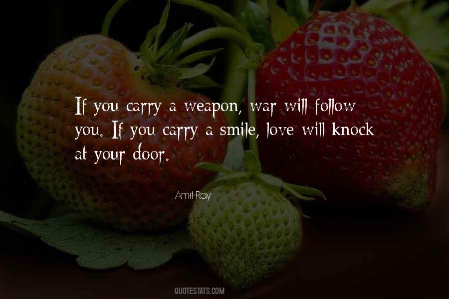 Carry Peace Quotes #407833