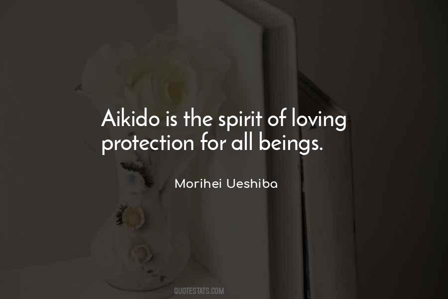 Ueshiba Aikido Quotes #1059376