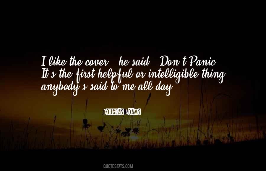 Cover Me Quotes #254112