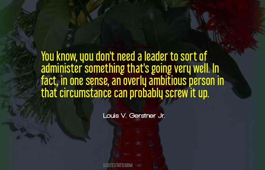 Louis Gerstner Quotes #1297780