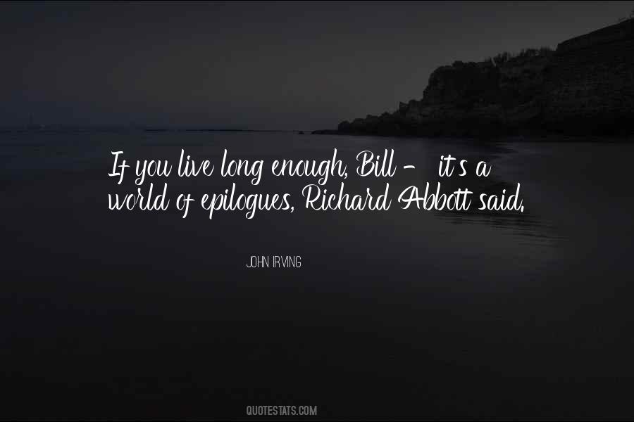 World Of Epilogues Quotes #1877022