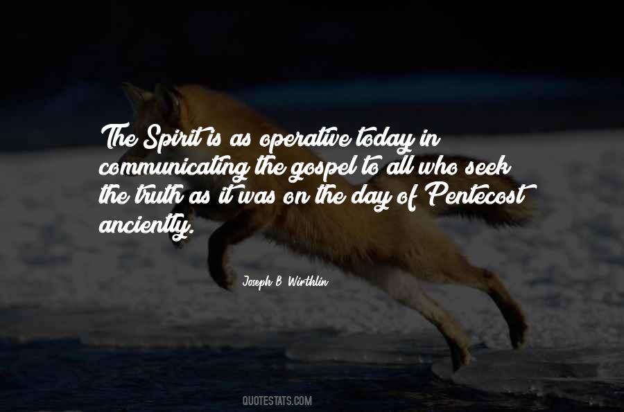 Quotes About The Pentecost #1352098