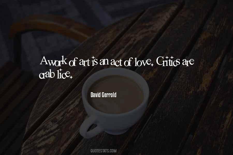 Love Critics Quotes #1206870