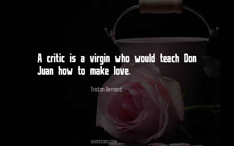 Love Critics Quotes #1428816