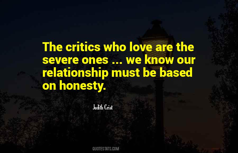 Love Critics Quotes #1752509